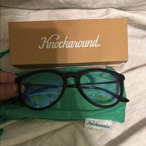 Knockaround black blue light blockers